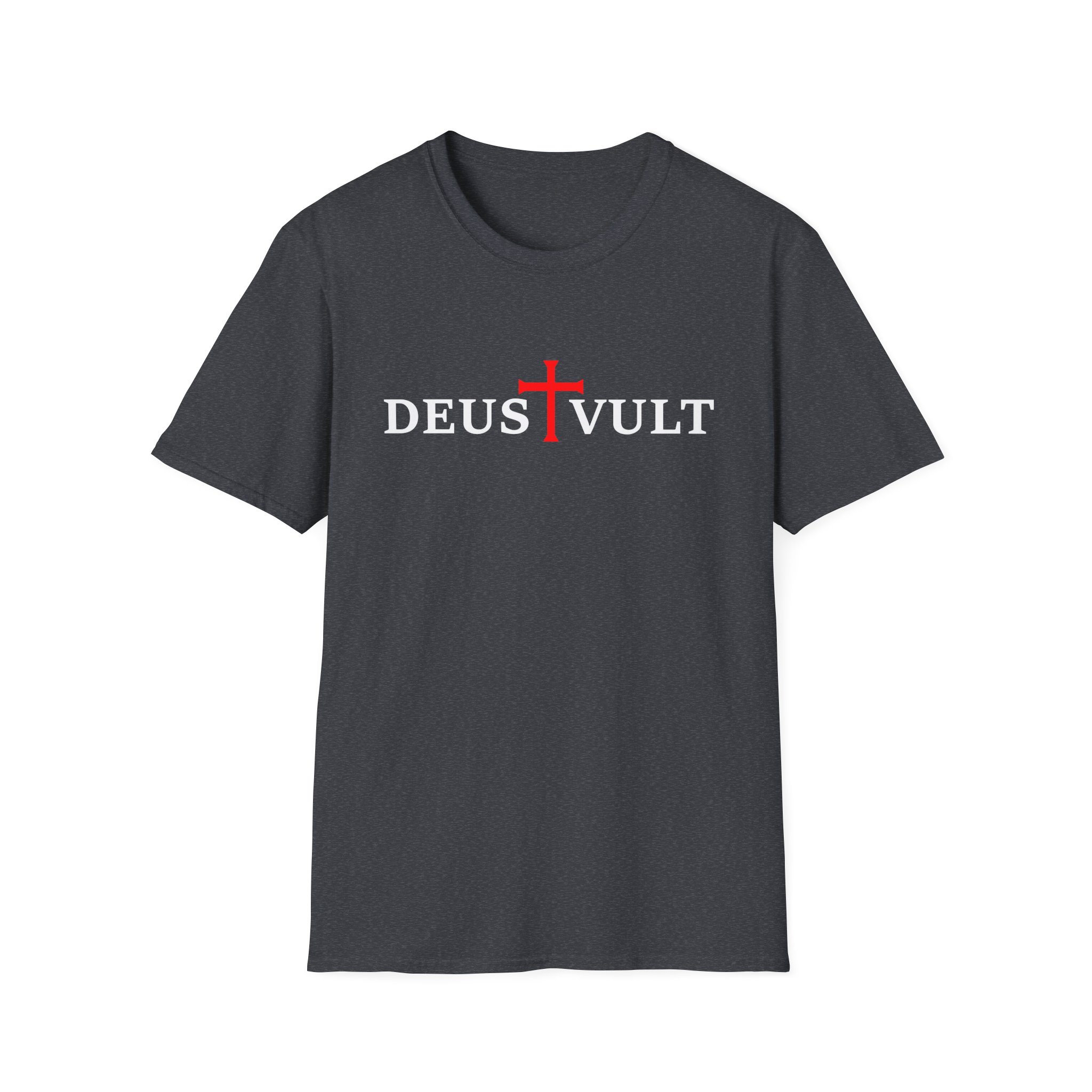 Elegant Deus Vult T-Shirt - Image 17