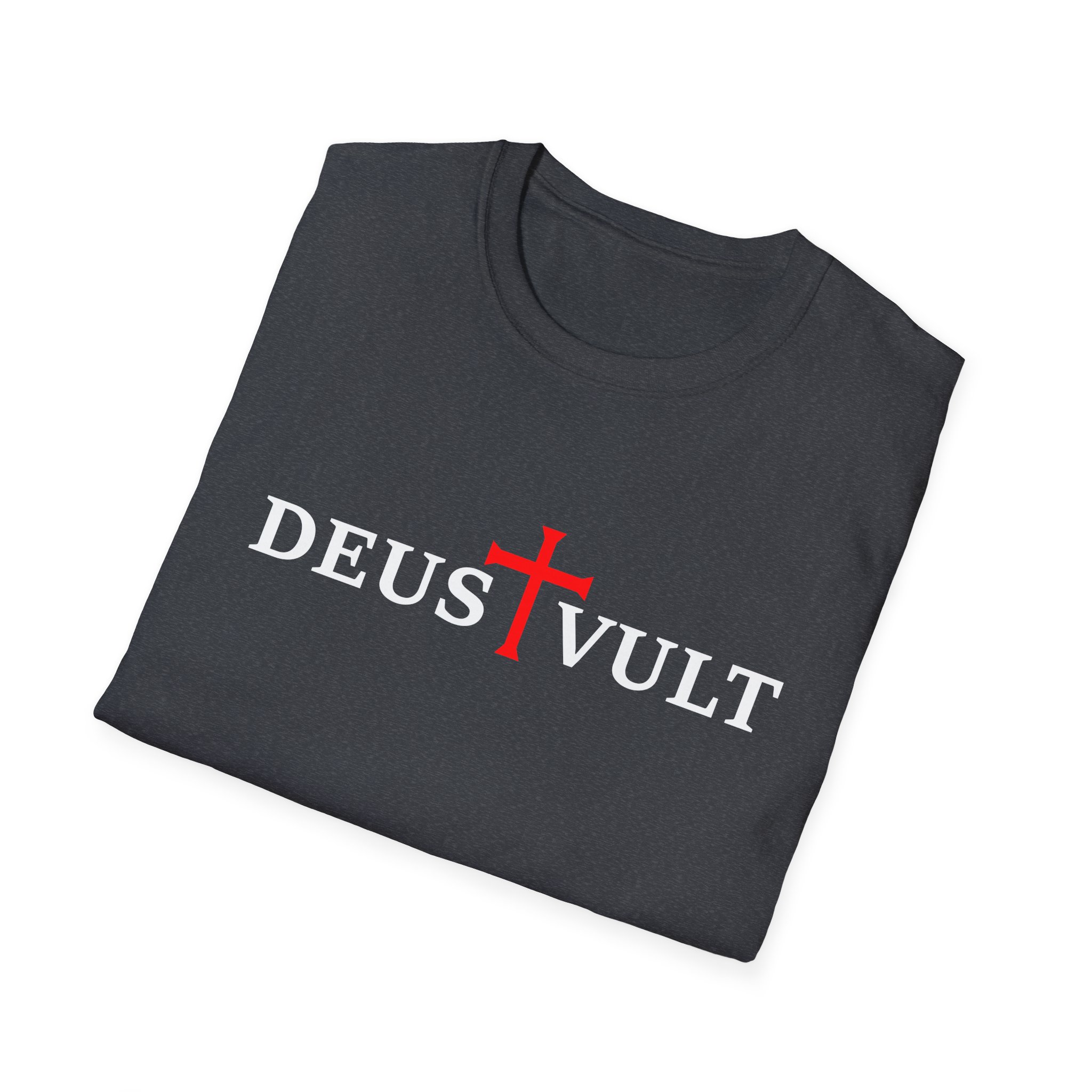 Elegant Deus Vult T-Shirt - Image 20