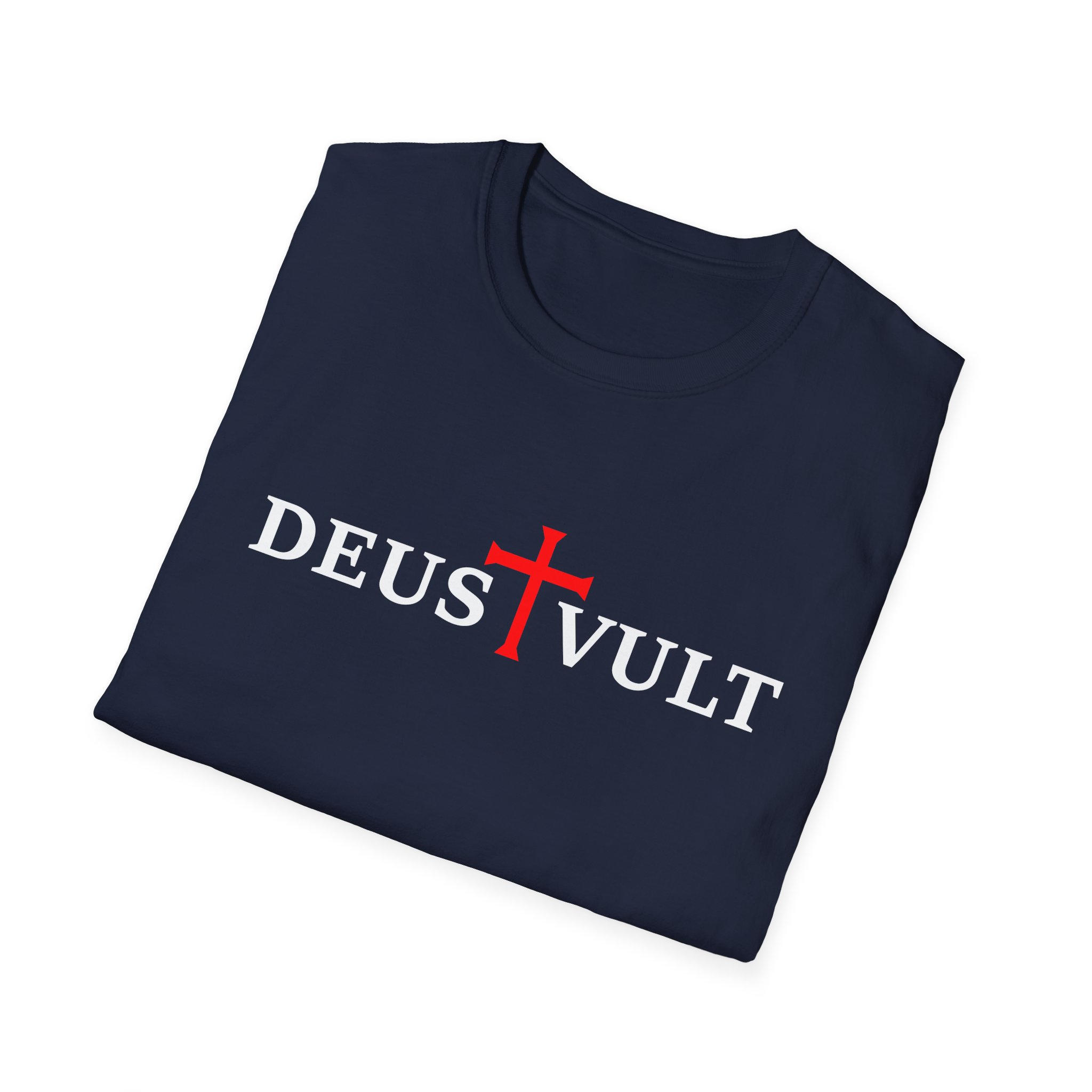 Elegant Deus Vult T-Shirt - Image 24