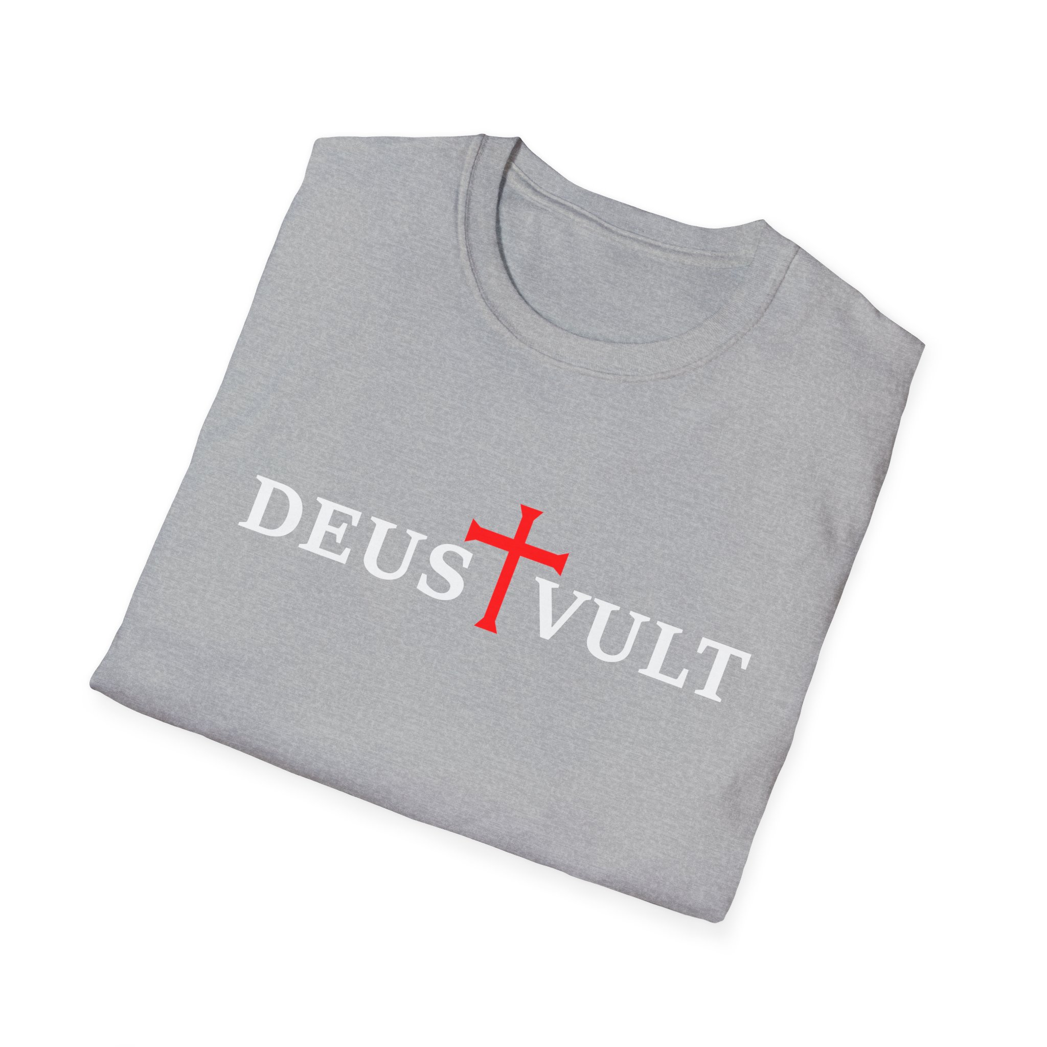 Elegant Deus Vult T-Shirt - Image 8