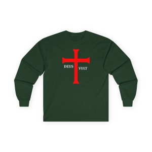 Bold Deus Vult Long-Sleeved T-Shirt