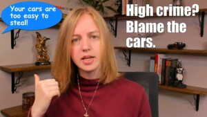Dem Cities Blame Cars Instead of Thieves Dem Cities Blame Cars Instead of Thieves