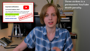YouTube Gets Vindictive with Sarah YouTube Gets Vindictive with Sarah